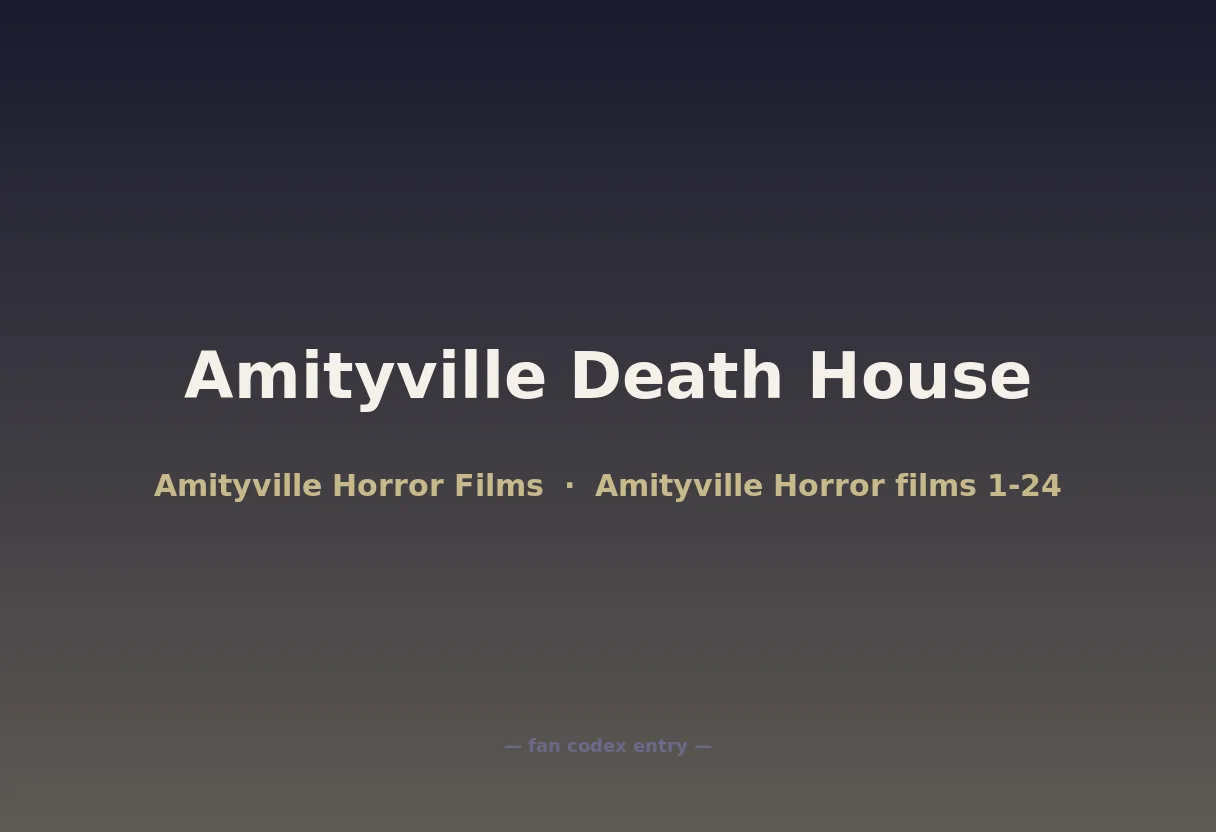 Amityville Death House